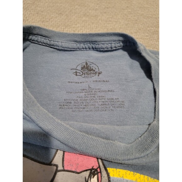 Disney Parks Lady and The Tramp “Well Trained” Blue Adult Shirt Size Large - Picture 4 of 6